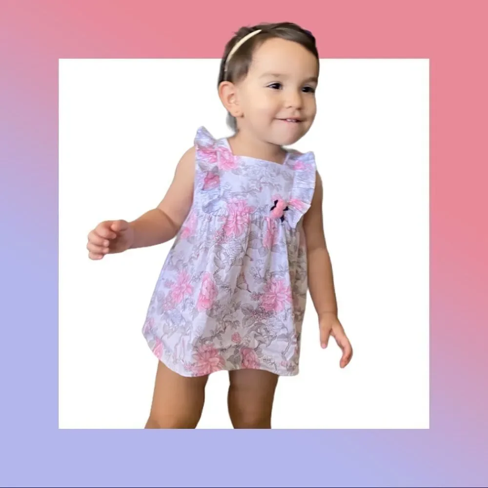 PAZ RODRIGUEZ |  Baby Girls Flowers Top
